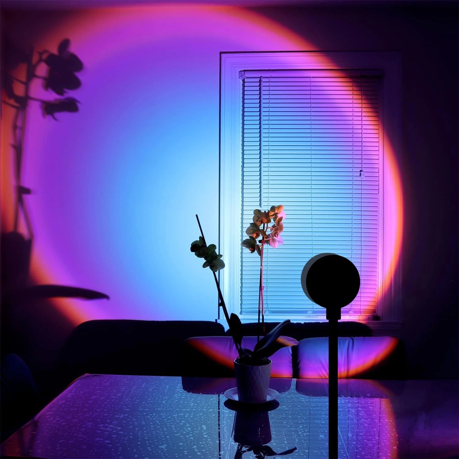 Rainbow Sunset Projection Lamp