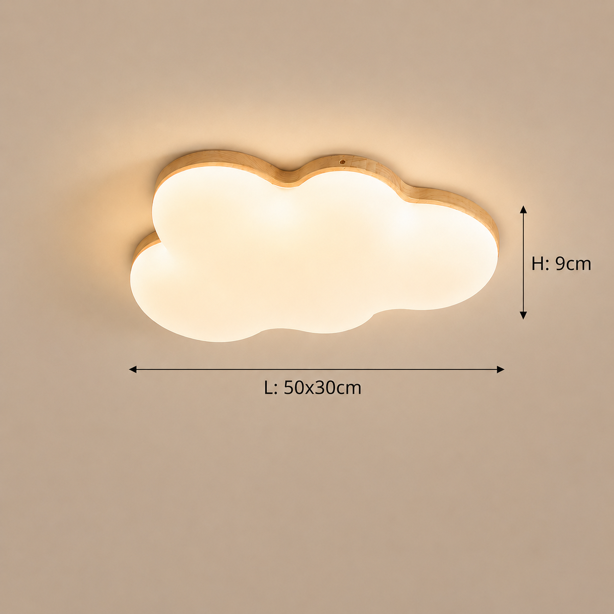 Nordic Cloud Kids Ceiling Light
