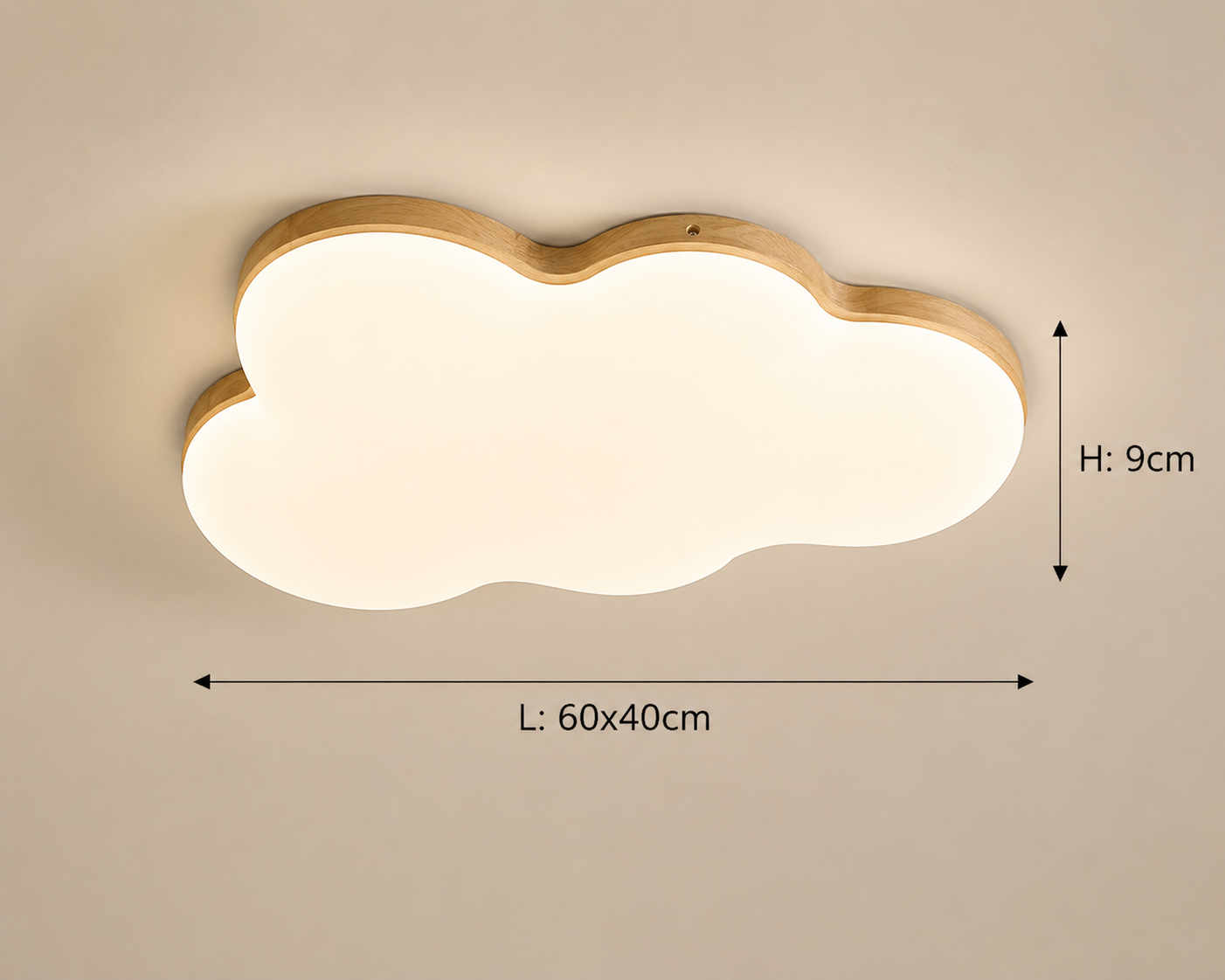 Nordic Cloud Kids Ceiling Light