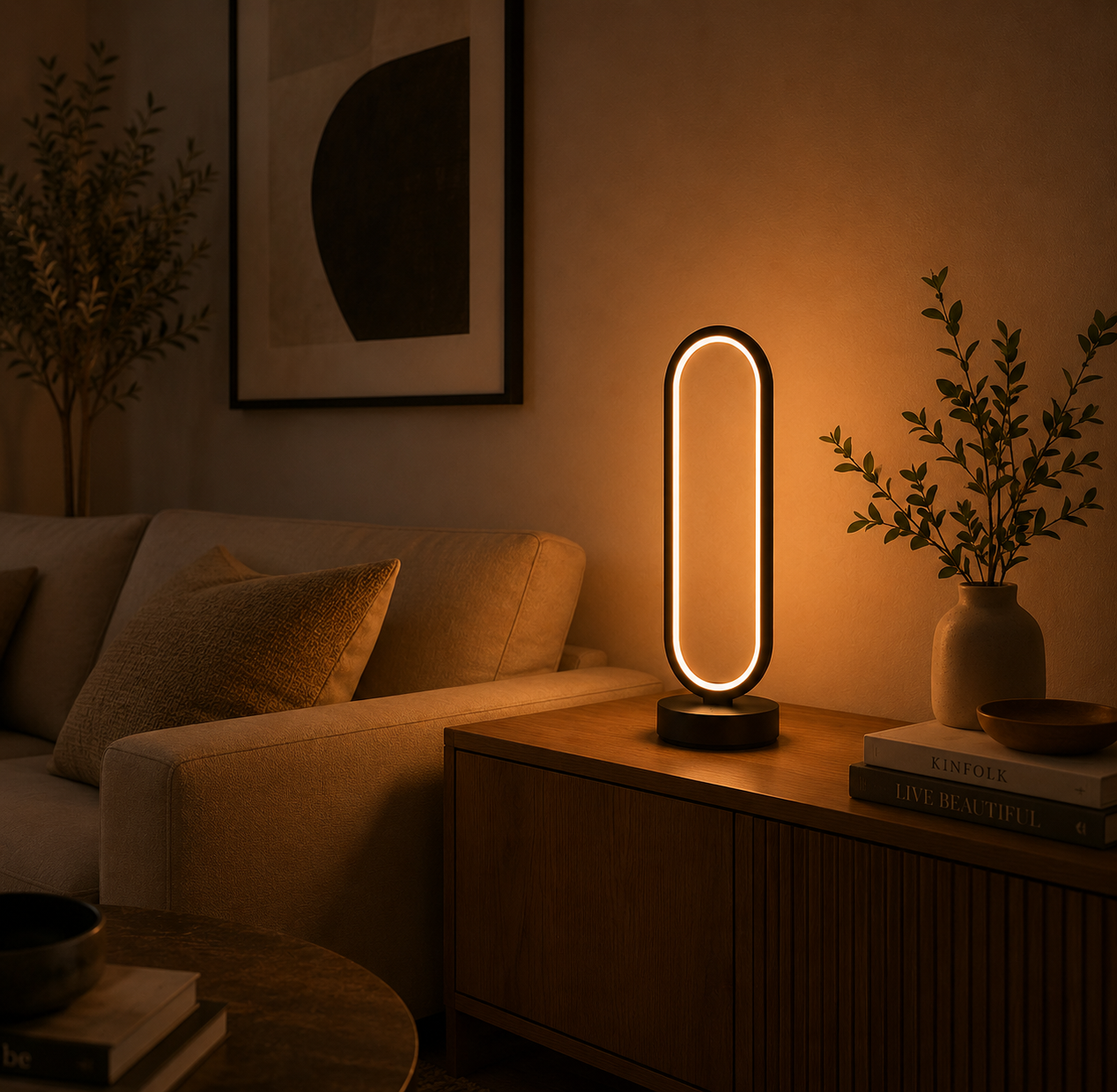 Ring LED Night Lamp