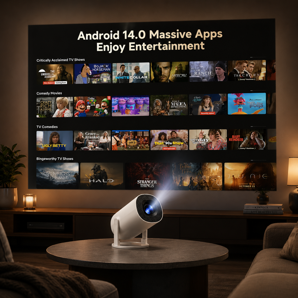 P30 Pro Smart Mini Projector