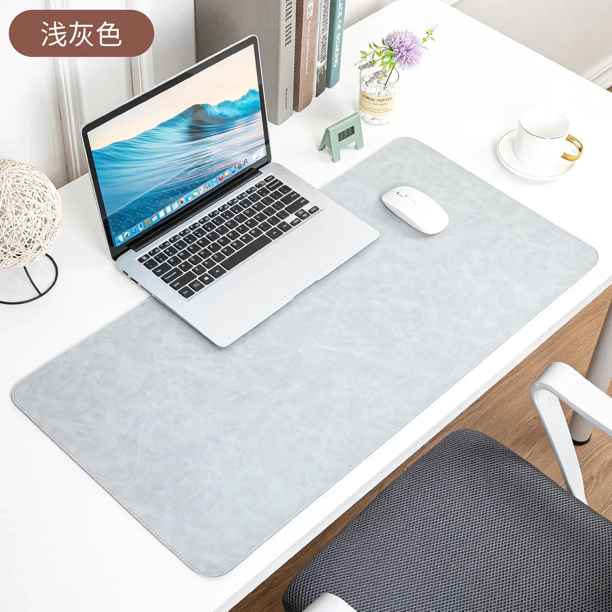 Waterproof PU Leather Desk Pad Mouse Mat