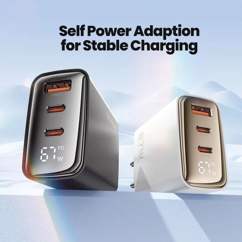 67W GaN USB-C Fast Charger