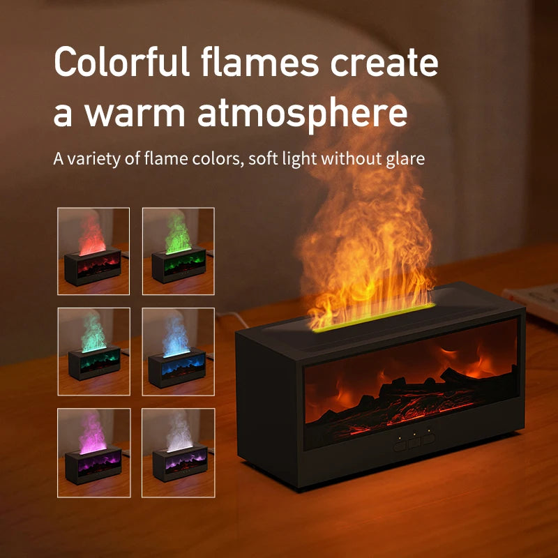 Fireplace Aroma Air Humidifier with LED