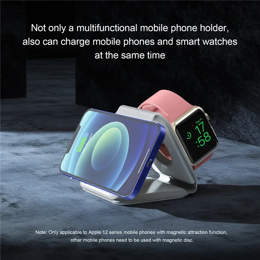 3-in-1 MagSafe Foldable Wireless Charger