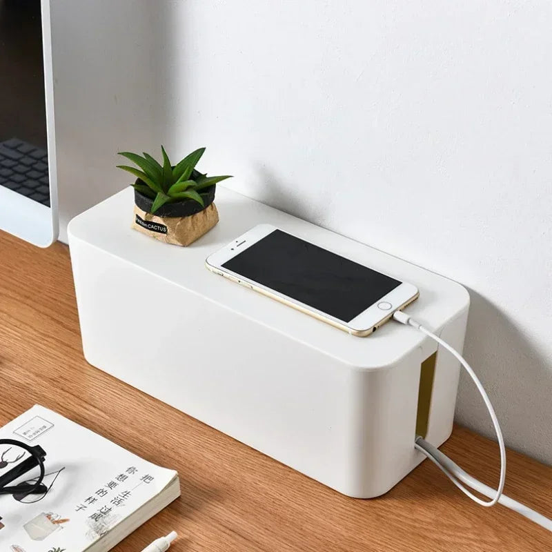Desktop Cable Storage & Organizer Box