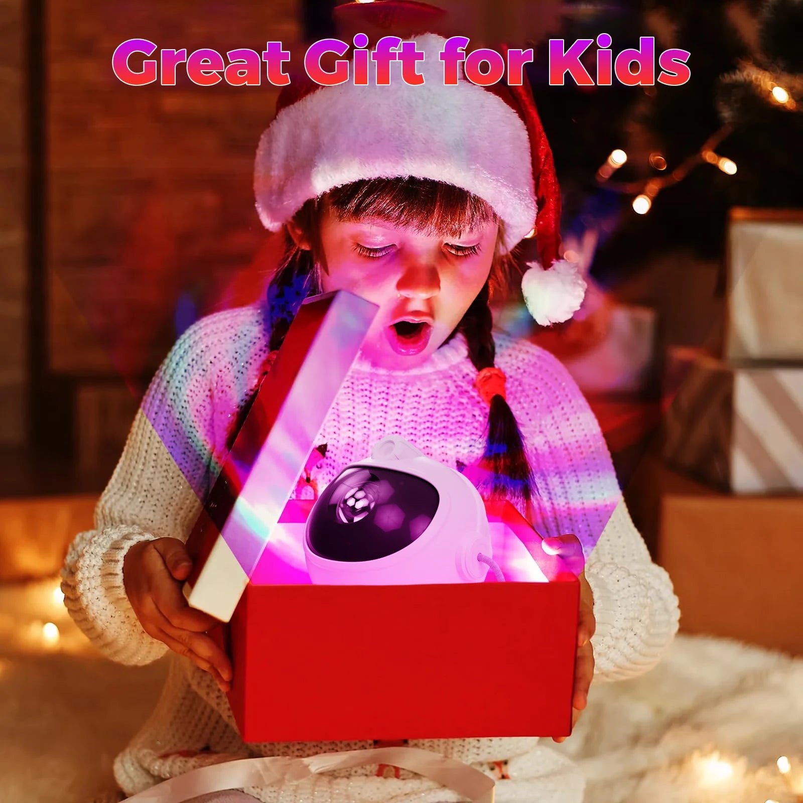 Astronaut Nebula Night Projector