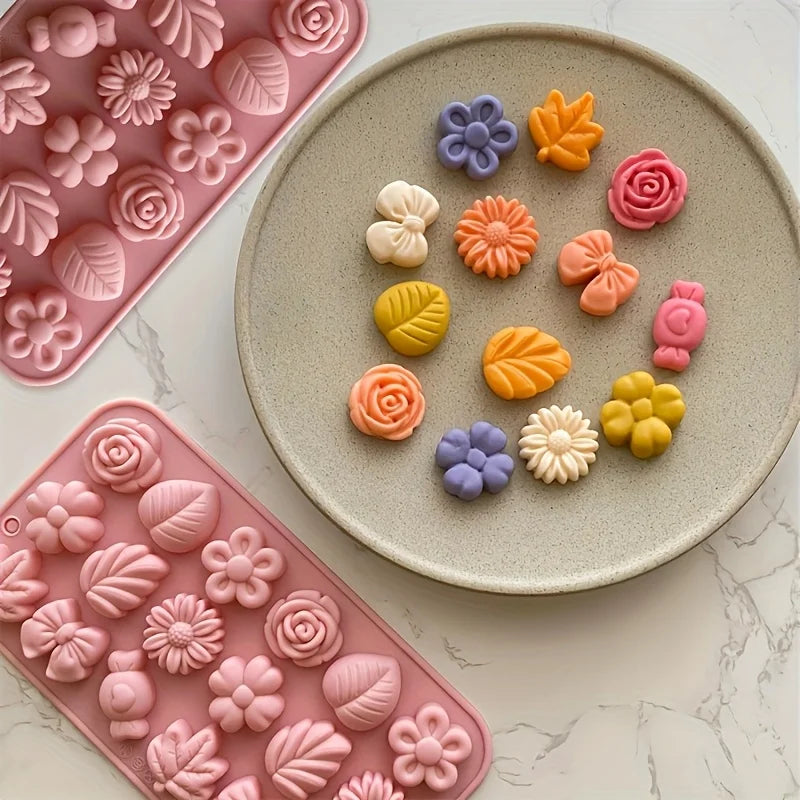 18pcs Silicone Candle Making Molds Set