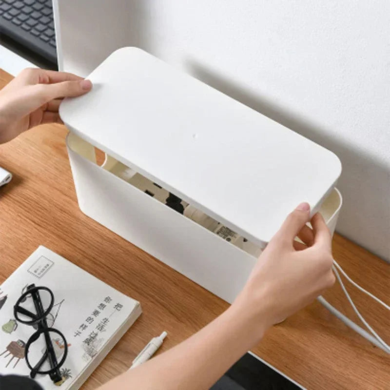 Desktop Cable Storage & Organizer Box
