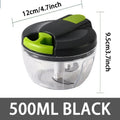 Manual Rotate Vegetable Garlic Chopper