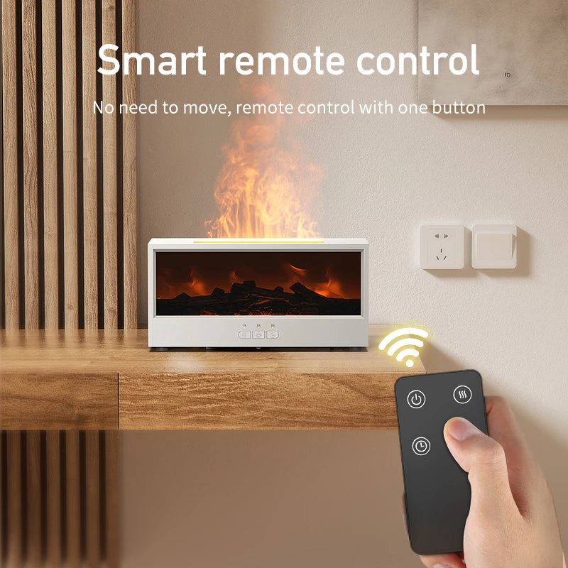 Fireplace Aroma Air Humidifier with LED