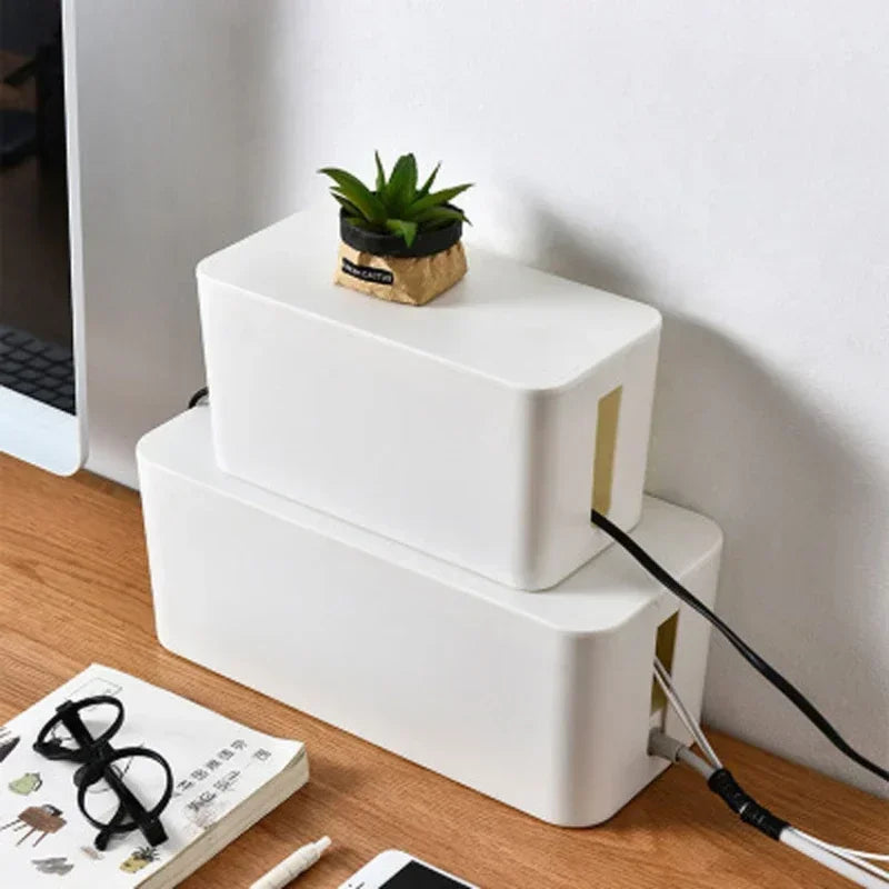 Desktop Cable Storage & Organizer Box