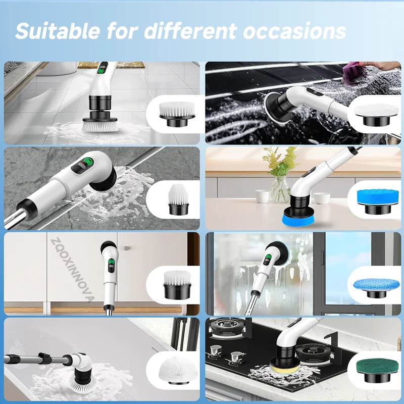 Cordless Electric Spin Scrubber Brush