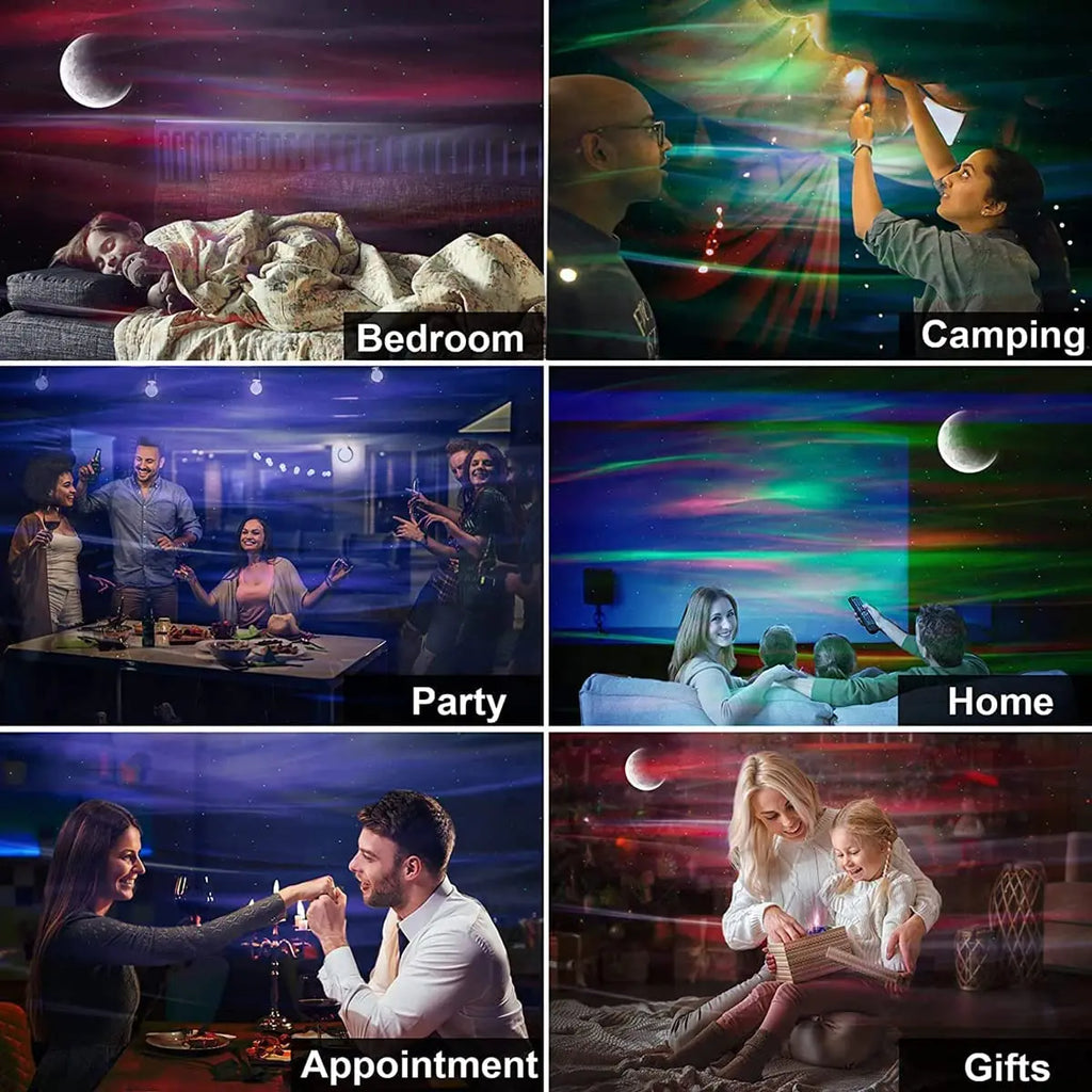 Aurora Galaxy Star Projector