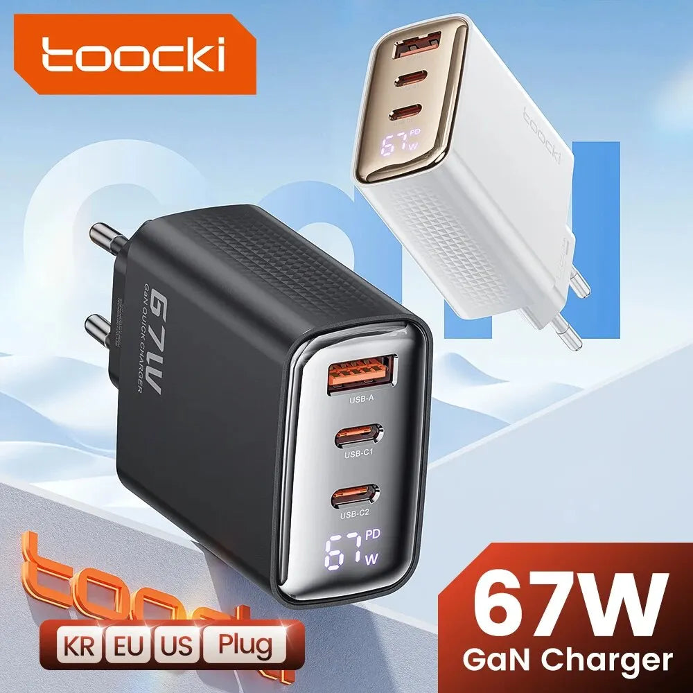 67W GaN USB-C Fast Charger