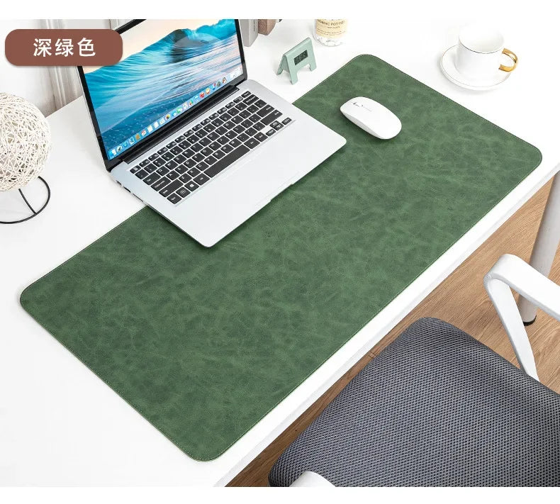 Waterproof PU Leather Desk Pad Mouse Mat