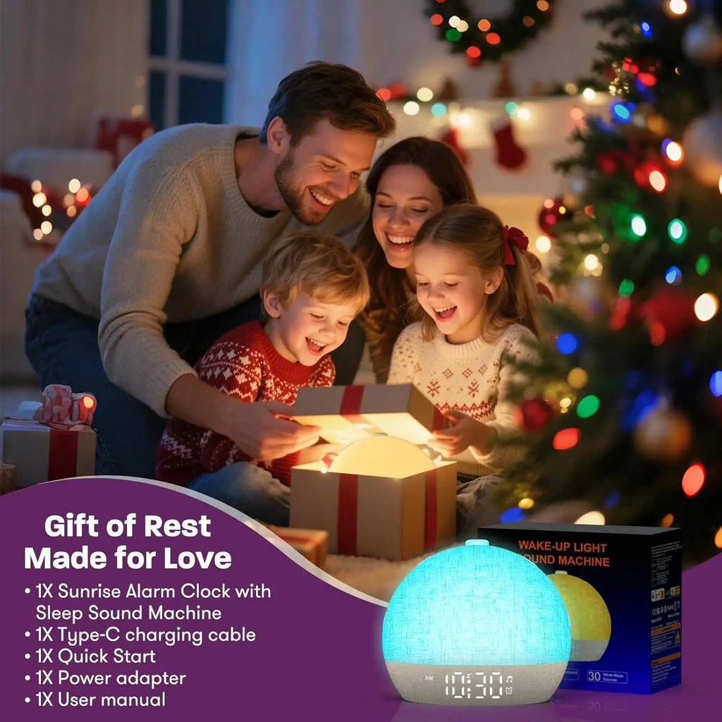 Sunrise Wake-Up Light Alarm Clock