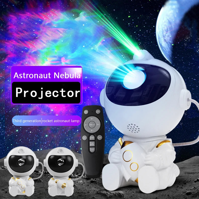 Astronaut Nebula Night Projector