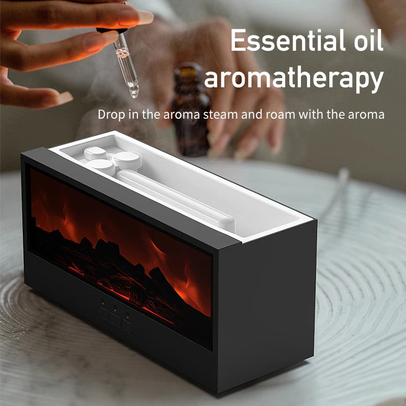 Fireplace Aroma Air Humidifier with LED