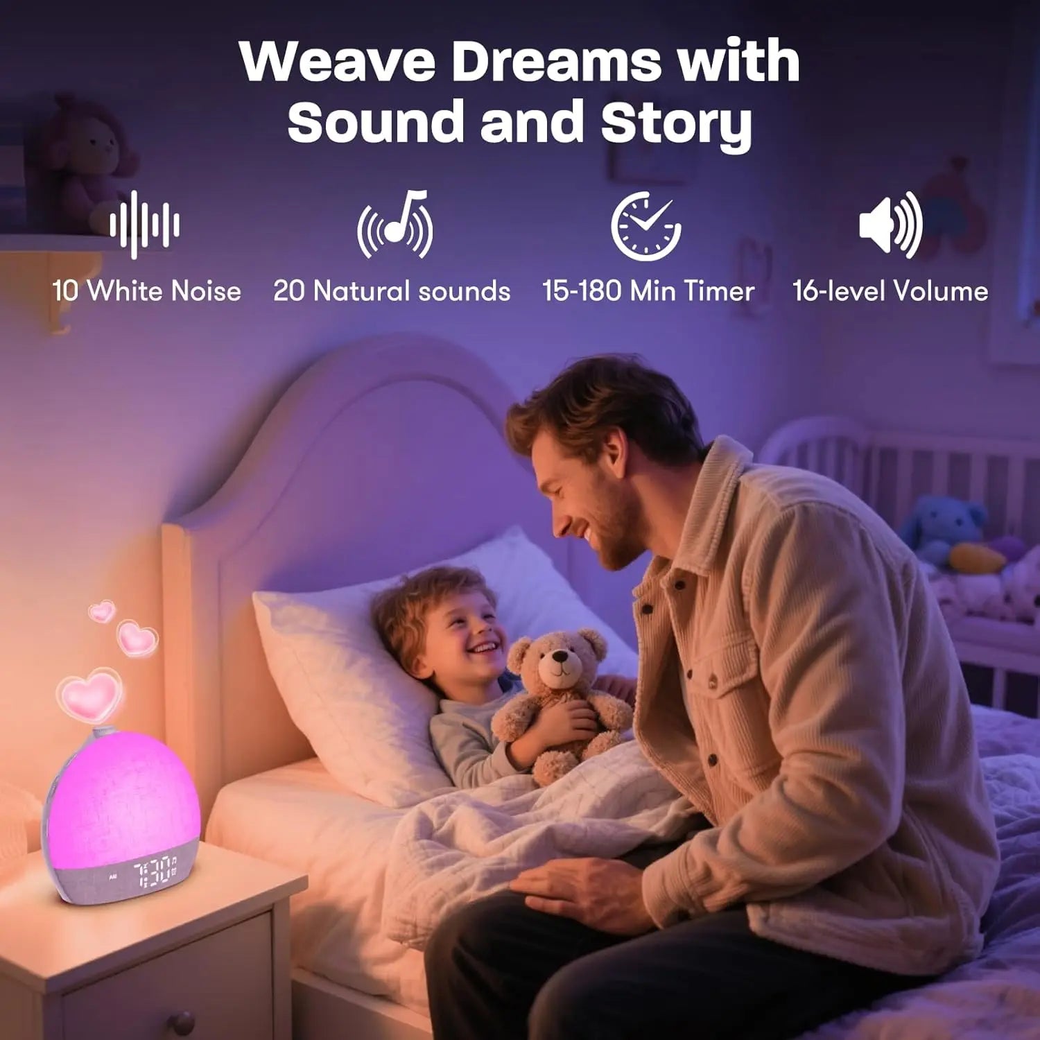 Sunrise Wake-Up Light Alarm Clock