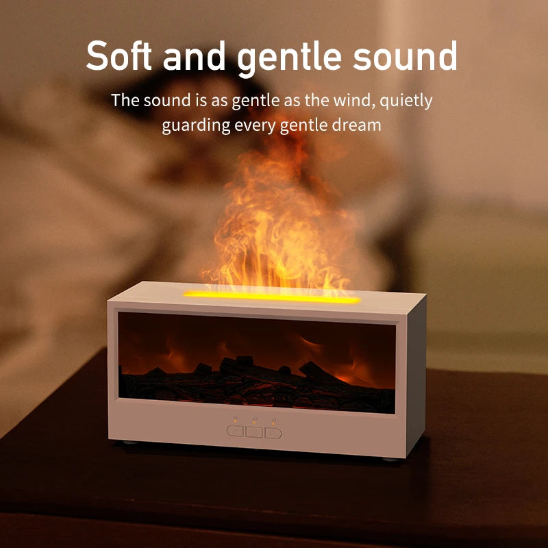 Fireplace Aroma Air Humidifier with LED