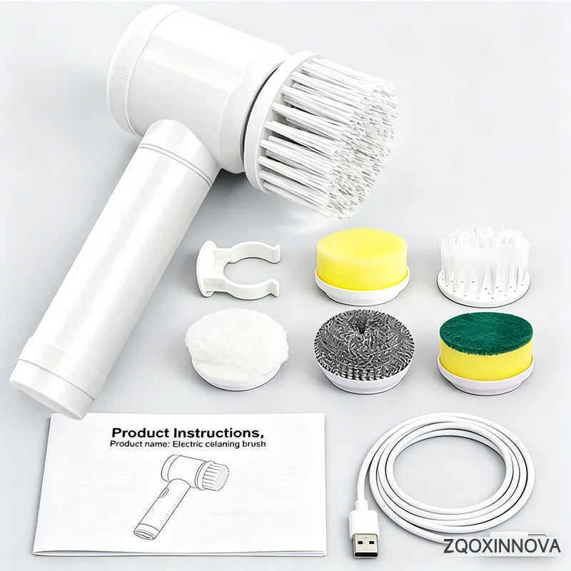 Cordless Electric Spin Scrubber Brush