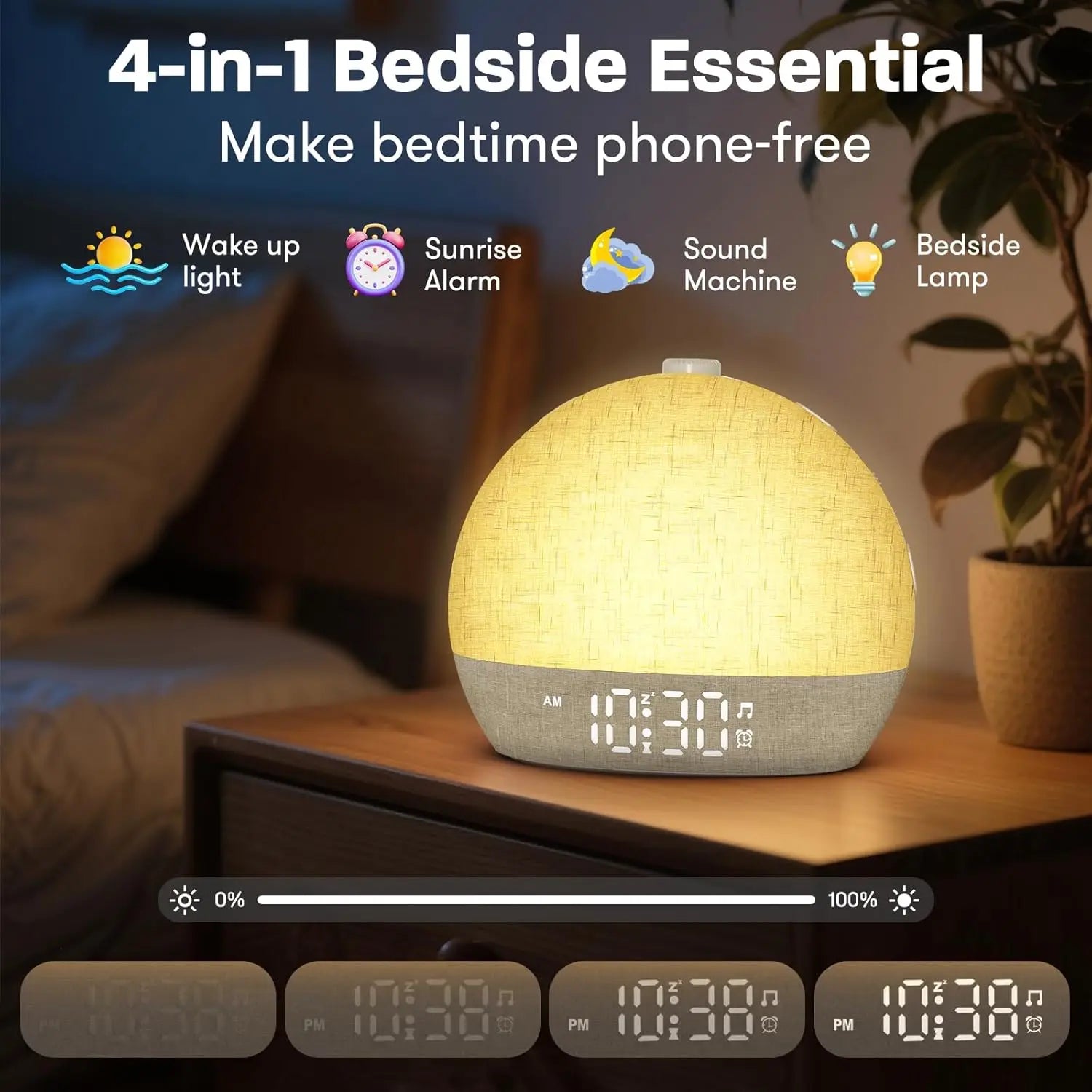 Sunrise Wake-Up Light Alarm Clock