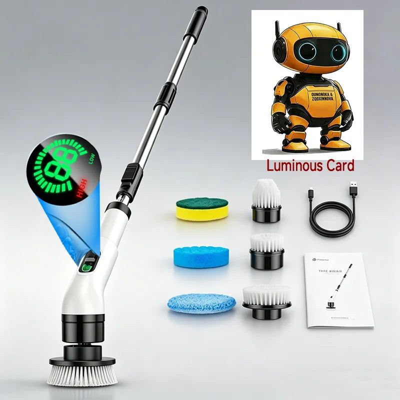 Cordless Electric Spin Scrubber Brush