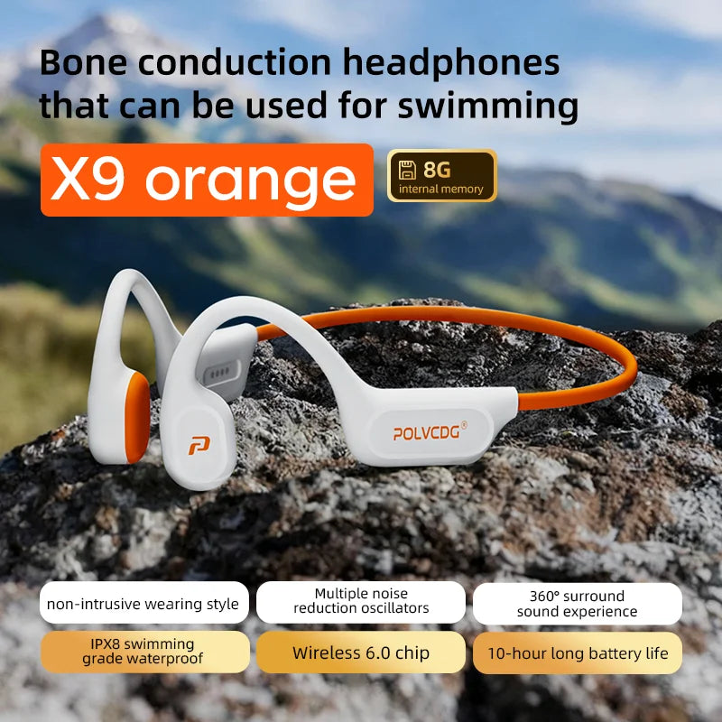 IPX8 Bone Conduction Sport Earphones 32G