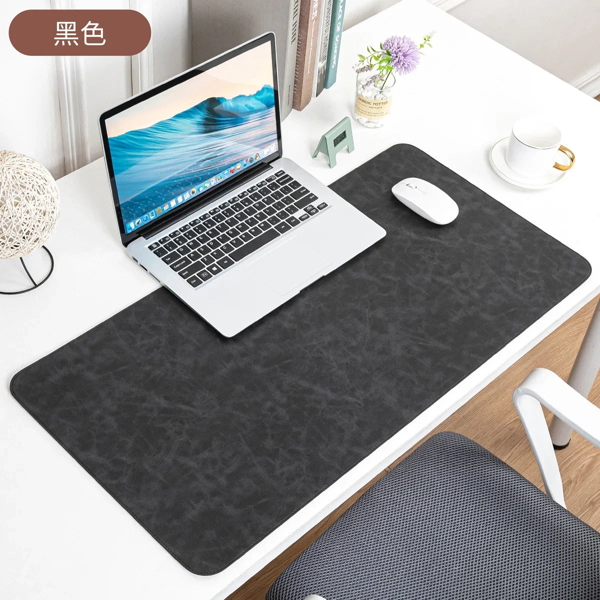 Waterproof PU Leather Desk Pad Mouse Mat