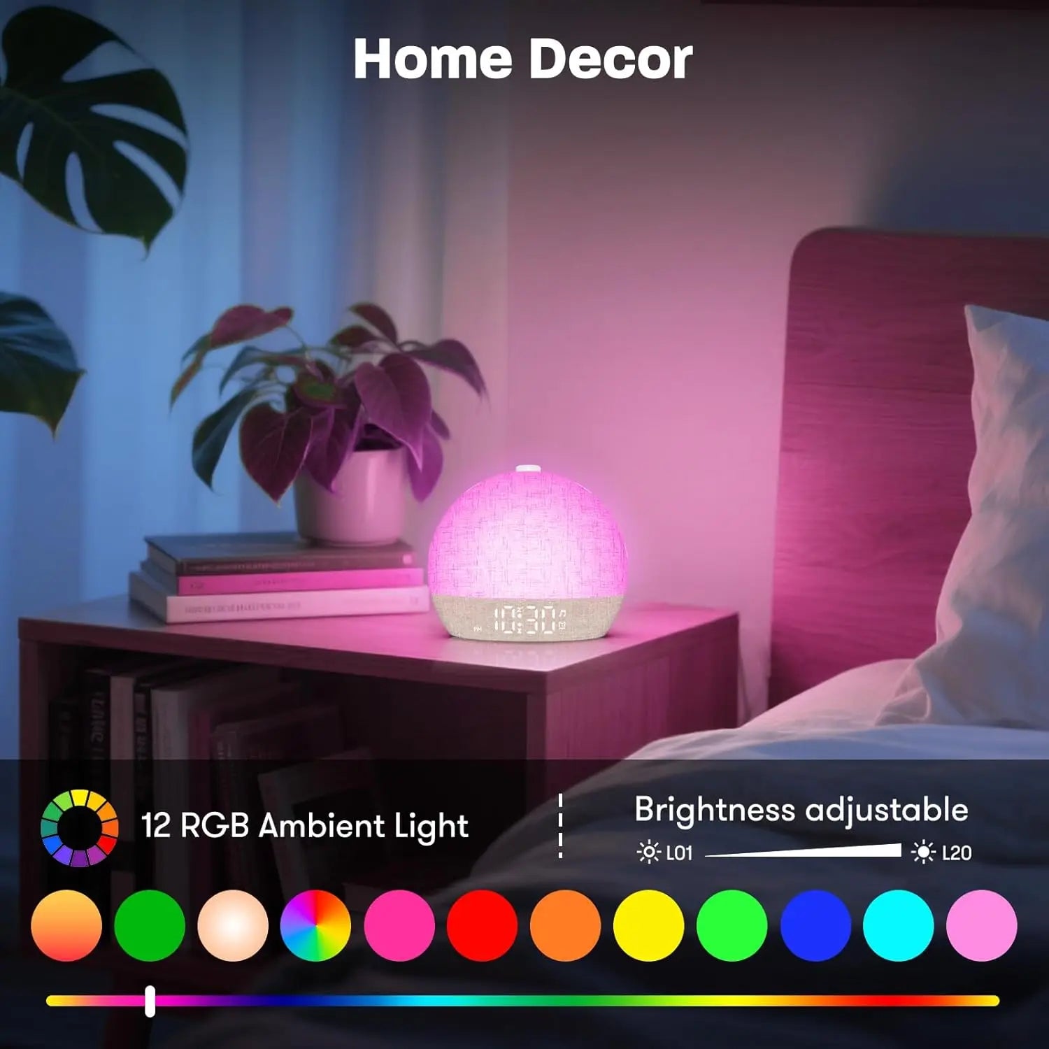 Sunrise Wake-Up Light Alarm Clock