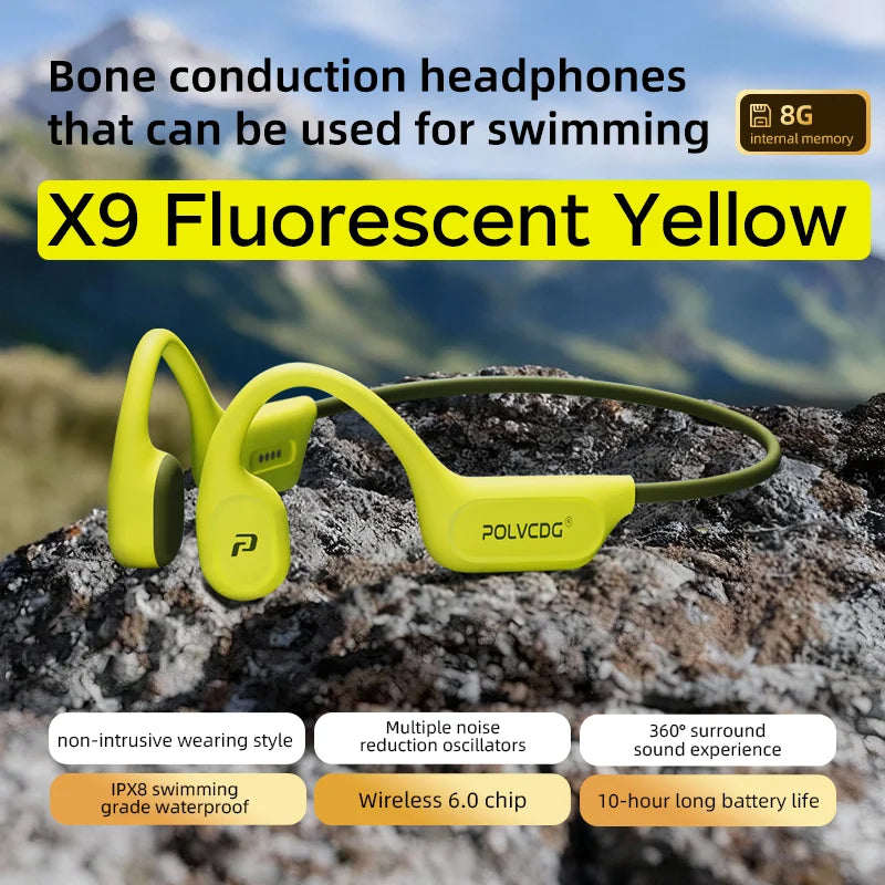 IPX8 Bone Conduction Sport Earphones 32G