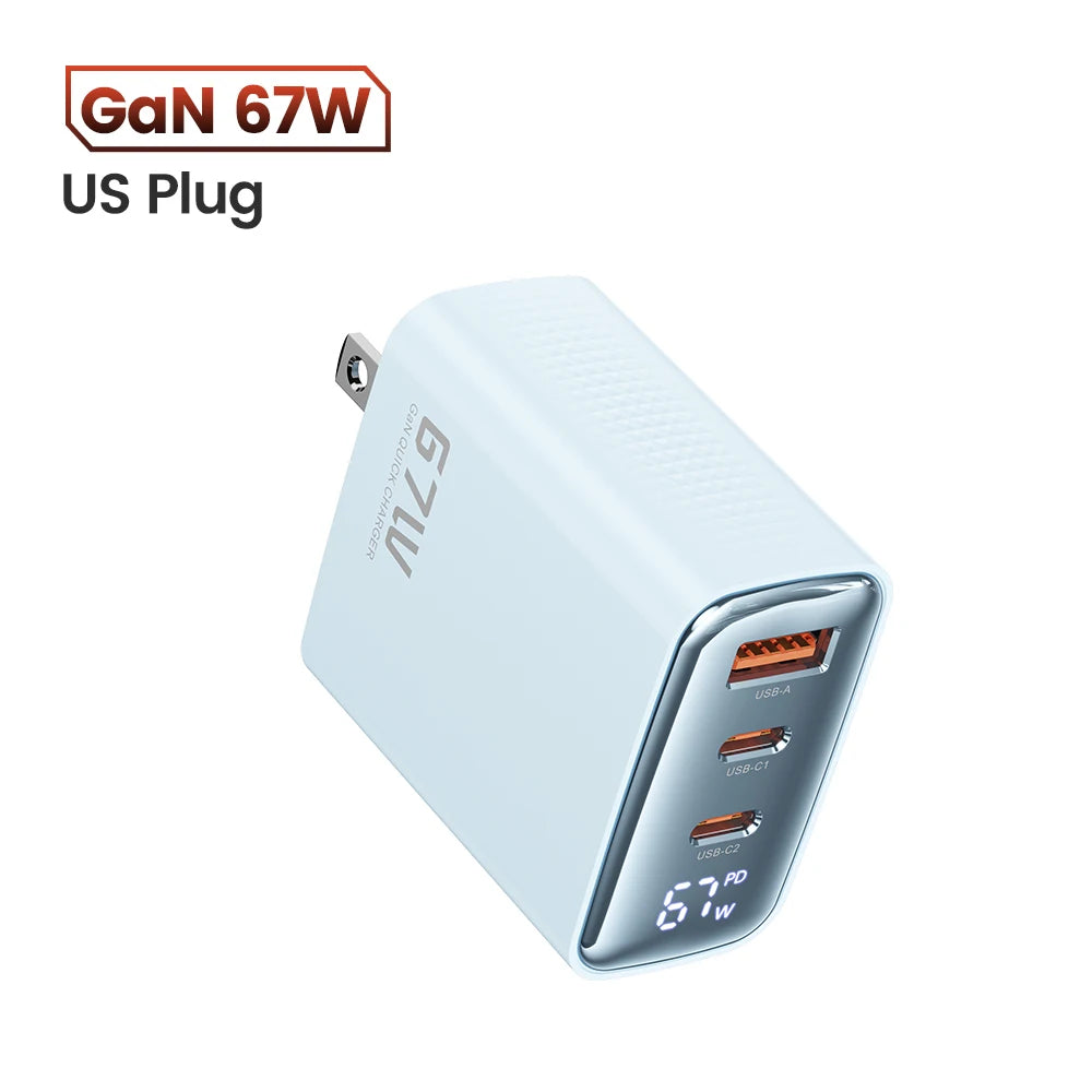 67W GaN USB-C Fast Charger