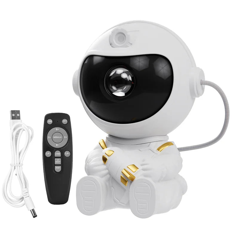 Astronaut Nebula Night Projector