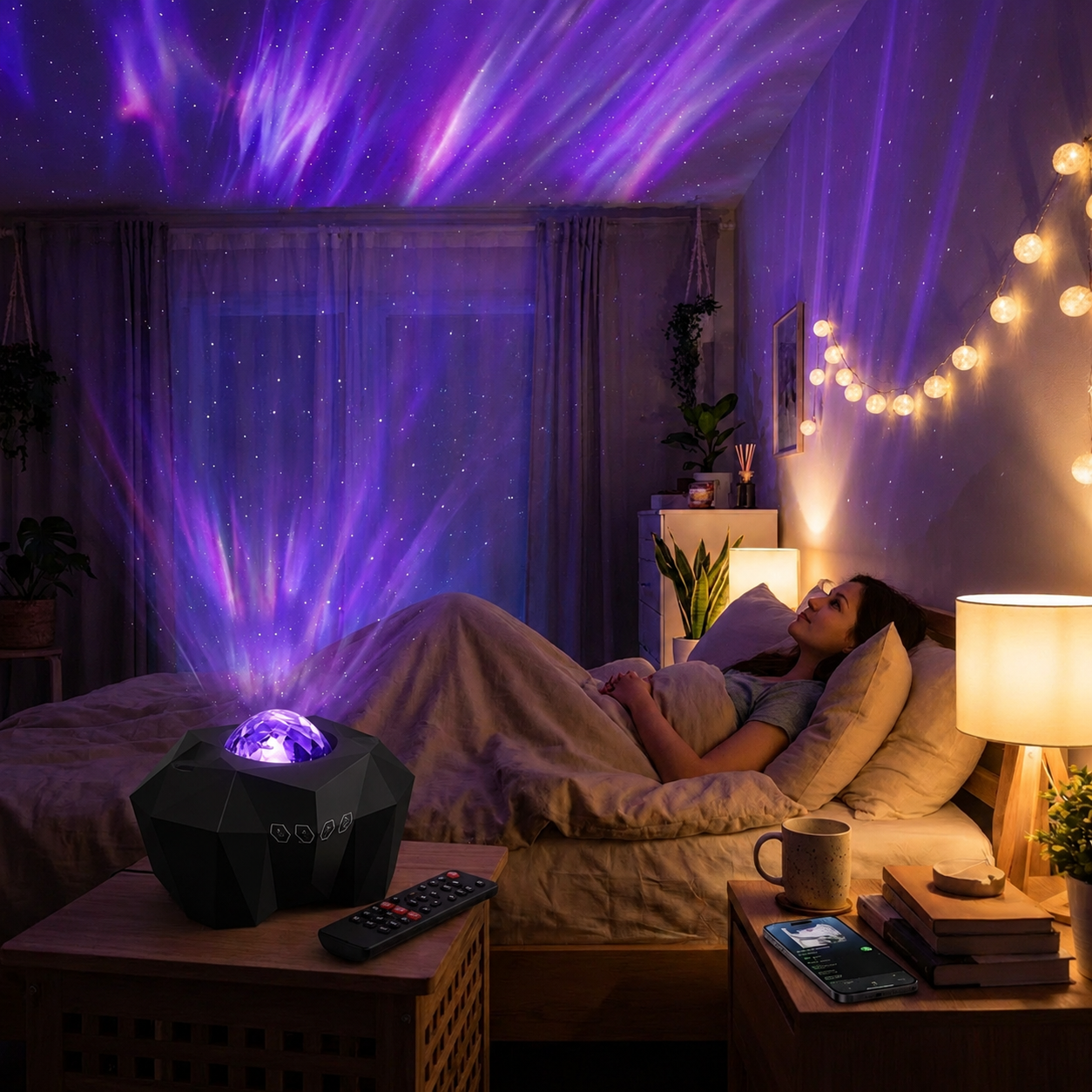 Aurora Galaxy Star Projector