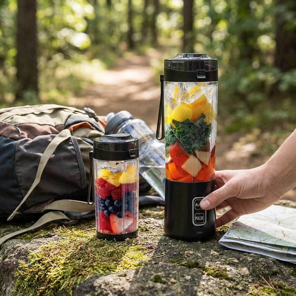 Portable USB Rechargeable Blender 700ML lifestyle