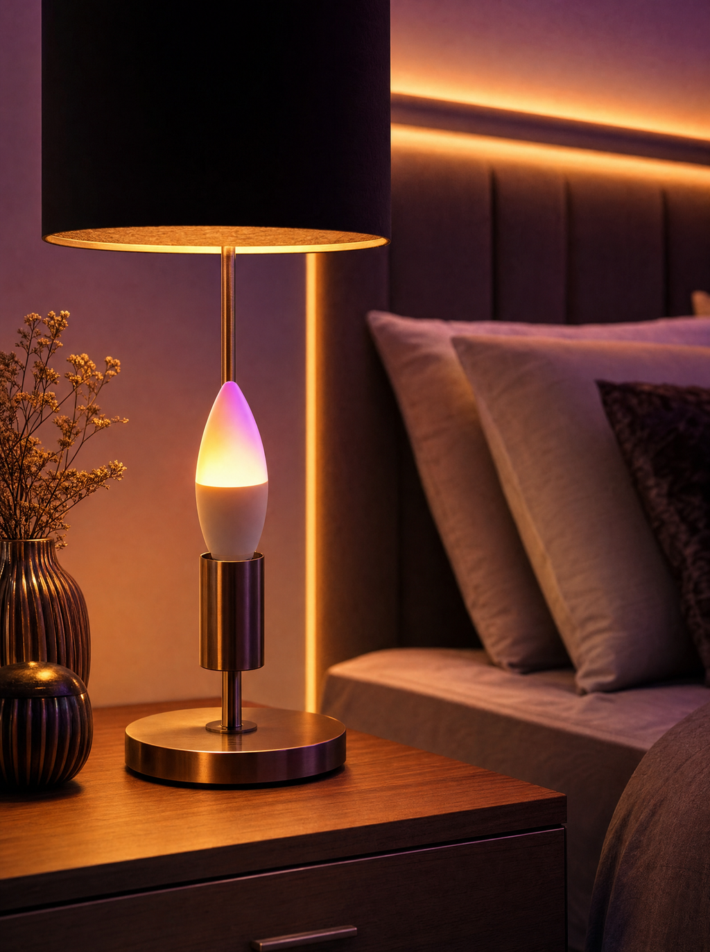 Smart RGB LED Candle Bulb E14 WiFi
