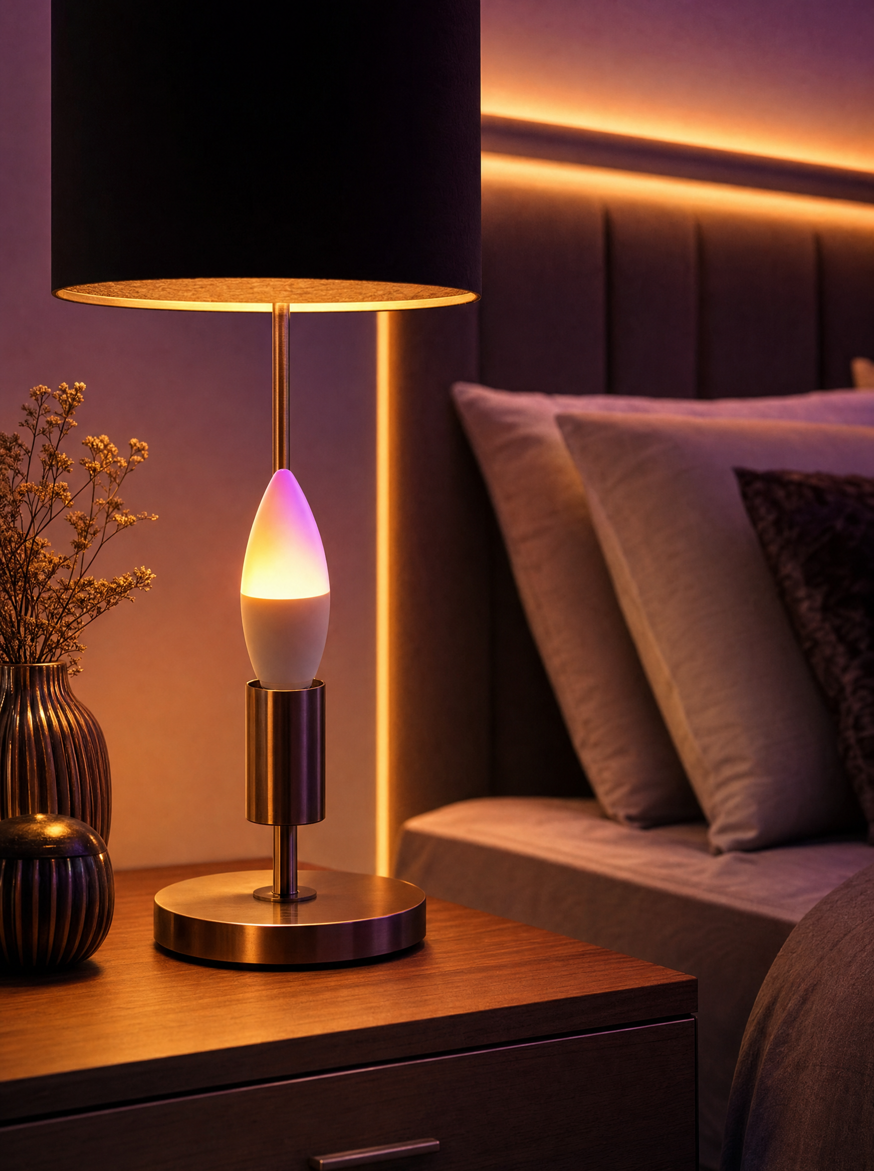 Smart RGB LED Candle Bulb E14 WiFi