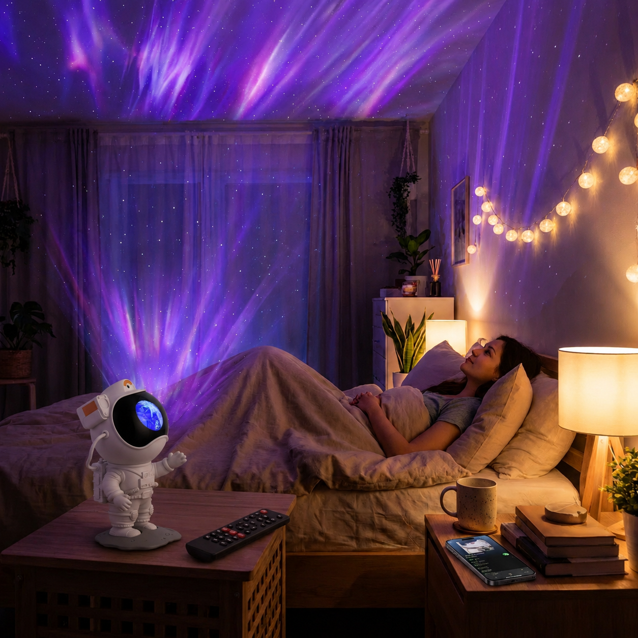 Aurora Galaxy Star Projector